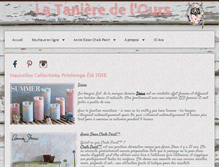 Tablet Screenshot of latanieredelours.com